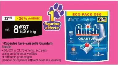 Finish - Capsules Lave-vaisselle Quantum