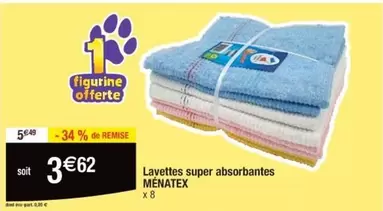 Menatex - Lavettes Super Absorbantes