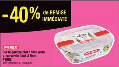 Pyrex Plat À Four Verre + Couvercle Cook & Heat - Idéal pour la cuisson et le stockage avec promotion spéciale