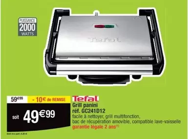 Tefal - Grill Panini Gc24d12