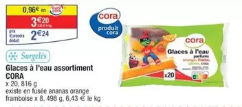 Cora - Glacés À L'eau Assortiment