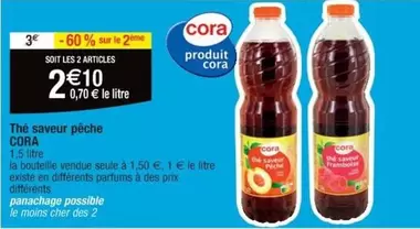 Cora - Thé Saveur Pêche