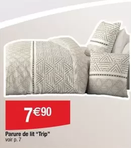 Parure De Lit "trip" offre à 7,9€ sur Cora