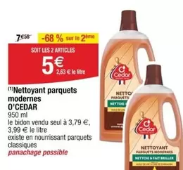 O'Cedar - Nettoyant Parquets Modernes