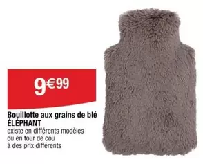 Éléphant - Bouillotte Aux Grains De Blé