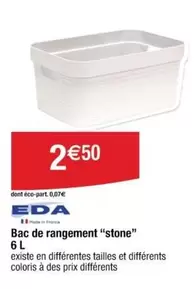 Eda - Bac De Rangement "stone"