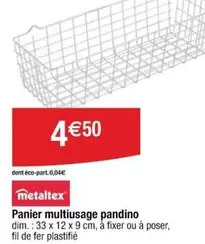 Metaltex - Panier Multiusage Pandino