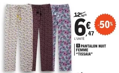 Pantalon Nuit Femme "tissaia"