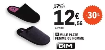 Dim - Mule Plate Femme Ou Homme