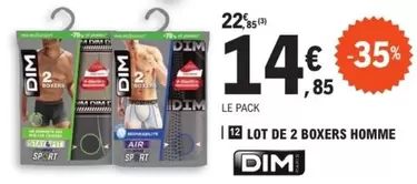 Dim - Lot De 2 Boxers Homme