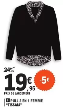 Pull 2 En 1 Femme "tissaia"