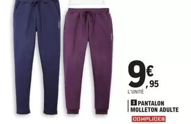 Pantalon Molleton Adulte