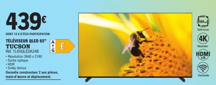 Tucson - Téléviseur Qled 65"