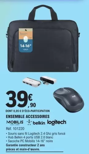 Belkin - Ensemble Accessoires Mobilis :  Logitech