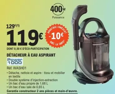 Power - Détacheur À Eau Aspirant