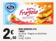 Midi - Mini-Genoises X10 offre à 2,6€ sur E.Leclerc