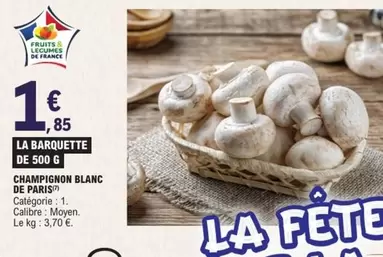 Champignon Blanc De Paris