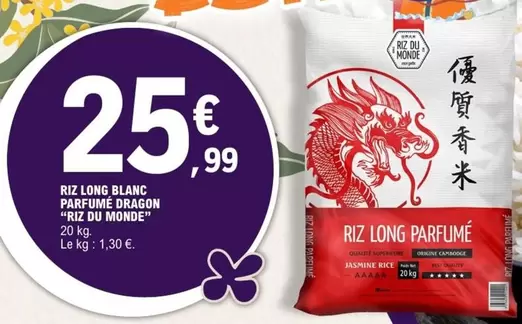 Riz Du Monde - Riz Long Blanc Parfume Dragon