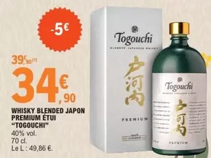 Togouchi - Whisky Blended Japon Premium Etui