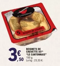 Le Cantonnais - Beignets De Crevette X5