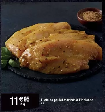 Filets De Poulet Marinés À L'indienne