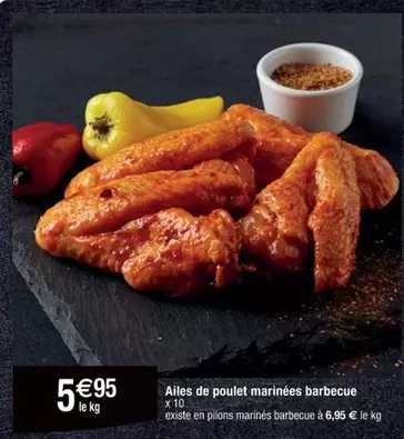 Ailes De Poulet Marinées Barbecue