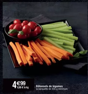 Bâtonnets De Légumes