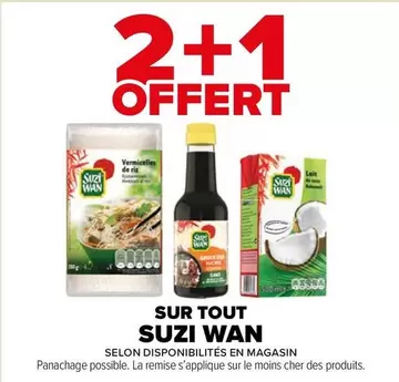 Suzi Wan - Sur Tout offre sur Carrefour Market