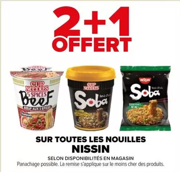 Nissin - Sur Toutes Les Nouilles offre sur Carrefour Market