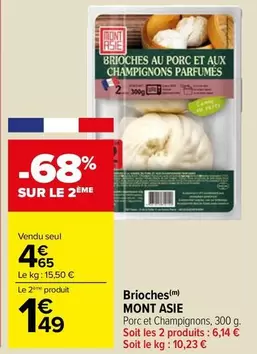 Mont - Brioches offre à 4,65€ sur Carrefour Market