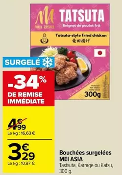 Mei Asia - Bouchées Surgelées offre à 3,29€ sur Carrefour Market