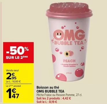 Omg Bubble Tea - Boisson Au Thé