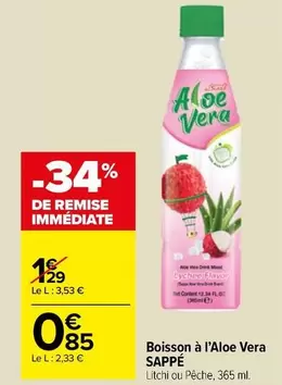 Sappe - Boisson À L'aloe Vera