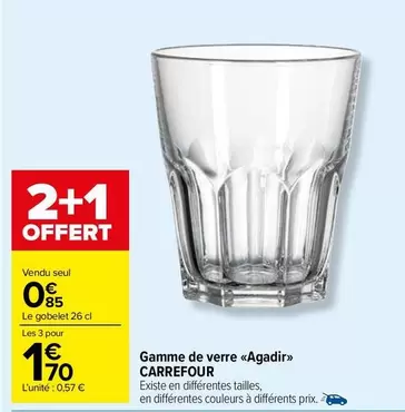 Carrefour - Gamme De Verre  Agadir