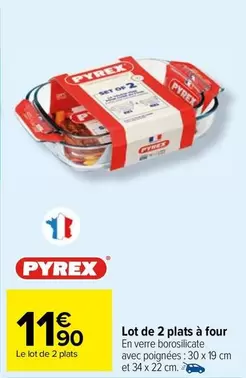 Pyrex - Lot De 2 Plats À Four