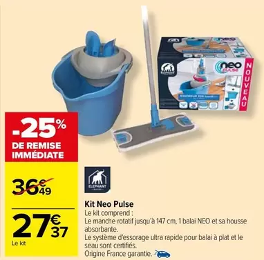 Elephant - Kit Neo Pulse offre à 27,37€ sur Carrefour Market