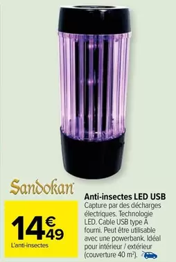 Sanookari - Anti-insètes Led Usb