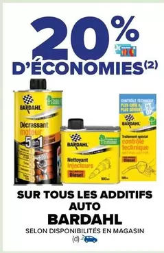 Bardahl - Sur Tous Les Additifs Auto