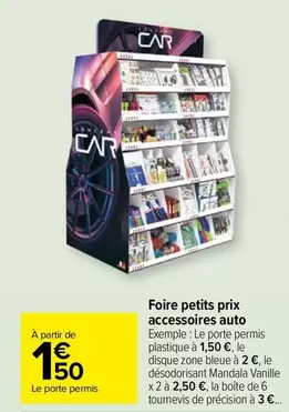 Foire Petits Prix Accessoires Auto