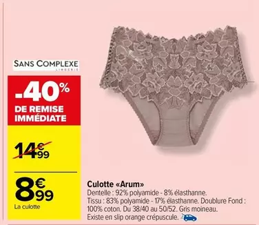 Orange - Culotte «Arum»