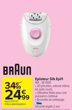 Braun - Epilateur Silk Epi11