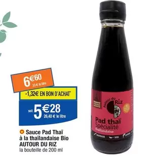 Sauce Pad Thai Bio - Autour Du Riz : Saveurs Thaïlandaises Authentiques