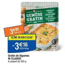 M-classic - Gratin De Légumes