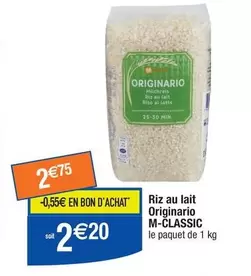 Migros - Riz Au Lait Originario M-Classic