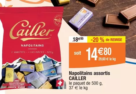 Cailler - Napolitains Assortis