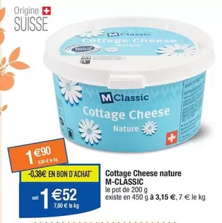 Cottage - M-classic -  Cheese Nature