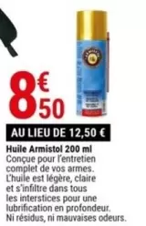 Complet - Huile Armistol 200 Ml