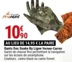 Gants Fins Snake By Ligne Verney-carron