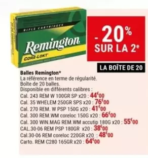 Remington - Balles