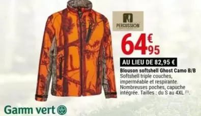 Blouson Softshell Ghost Camo